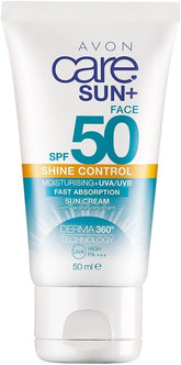 Avon Care - Sun+ SPF 50 Shine Control Facial Sun Cream - 50 ml