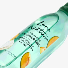 Love Nature Refreshing Shower Gel with Organic Coconut Water & Melon 250 ml