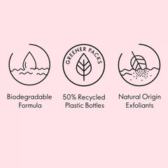 Love Nature Energising Exfoliating Shower Gel with Organic Mint & Raspberry 500 ml