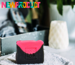 Charcoal & Rose Soap  ( صابونة الفحم & الورد الجديد ) 100gm