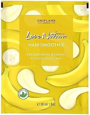 Love Nature Hair Smoothie Replenishing Banana Hair Mask for Dry Hair
