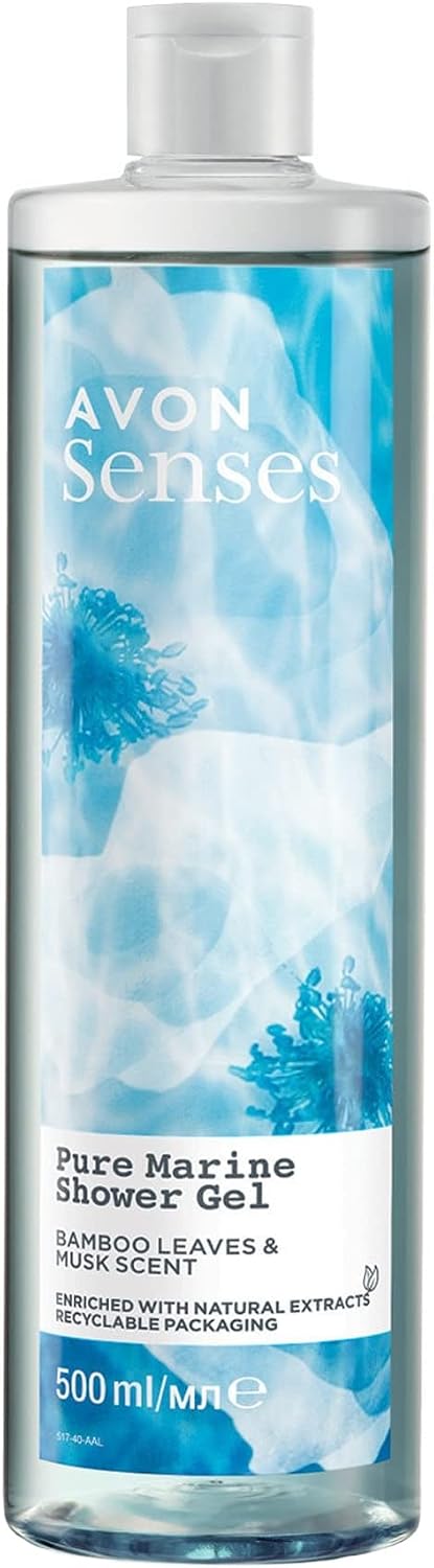 Avon Senses Pure Marine Bamboo Leaf and Musk Fragrance Shower Gel 500 ml