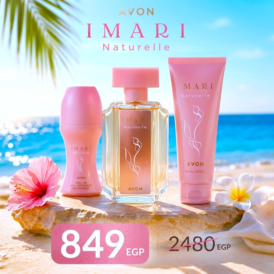 Exclusive Offer | AVON  Imari Naturelle Perfume + Body Lotion + Roll-On Deodorant