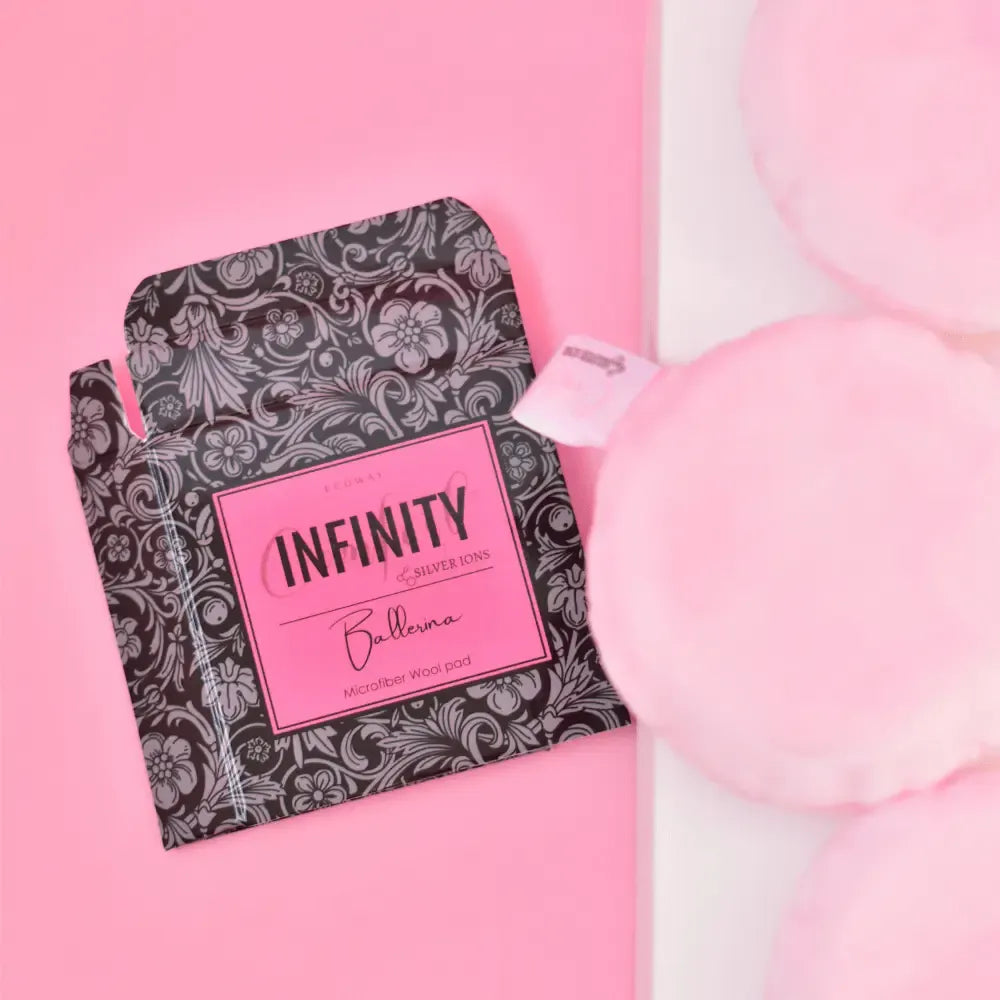 Microfiber wool pad ( سبونجة ميكروفايبر لإزالة الميكب )