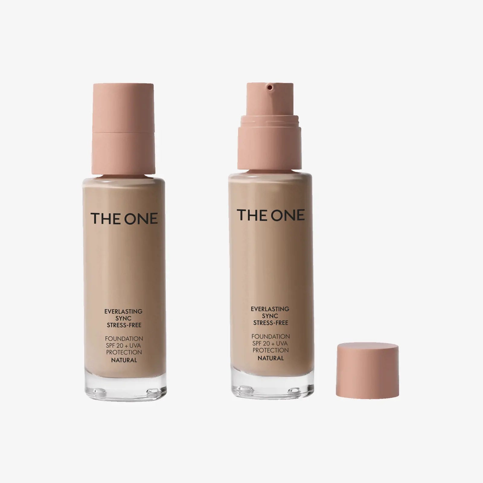 The ONE Everlasting Sync Stress-Free Foundation SPF 20 + UVA protection Natural