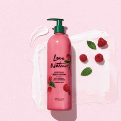Love Nature Energising Body Lotion with Organic Mint & Raspberry 500 ML