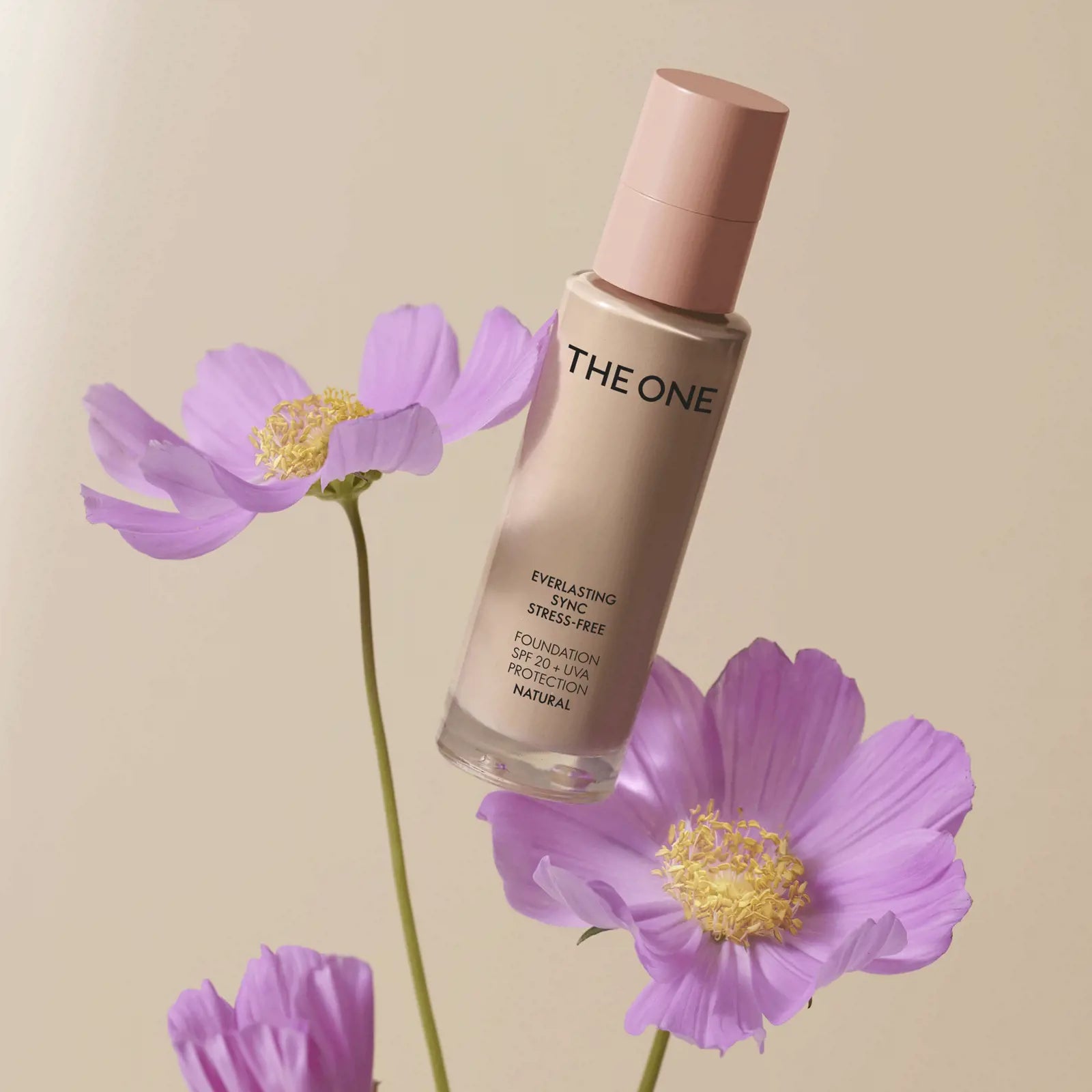 The ONE Everlasting Sync Stress-Free Foundation SPF 20 + UVA protection Natural