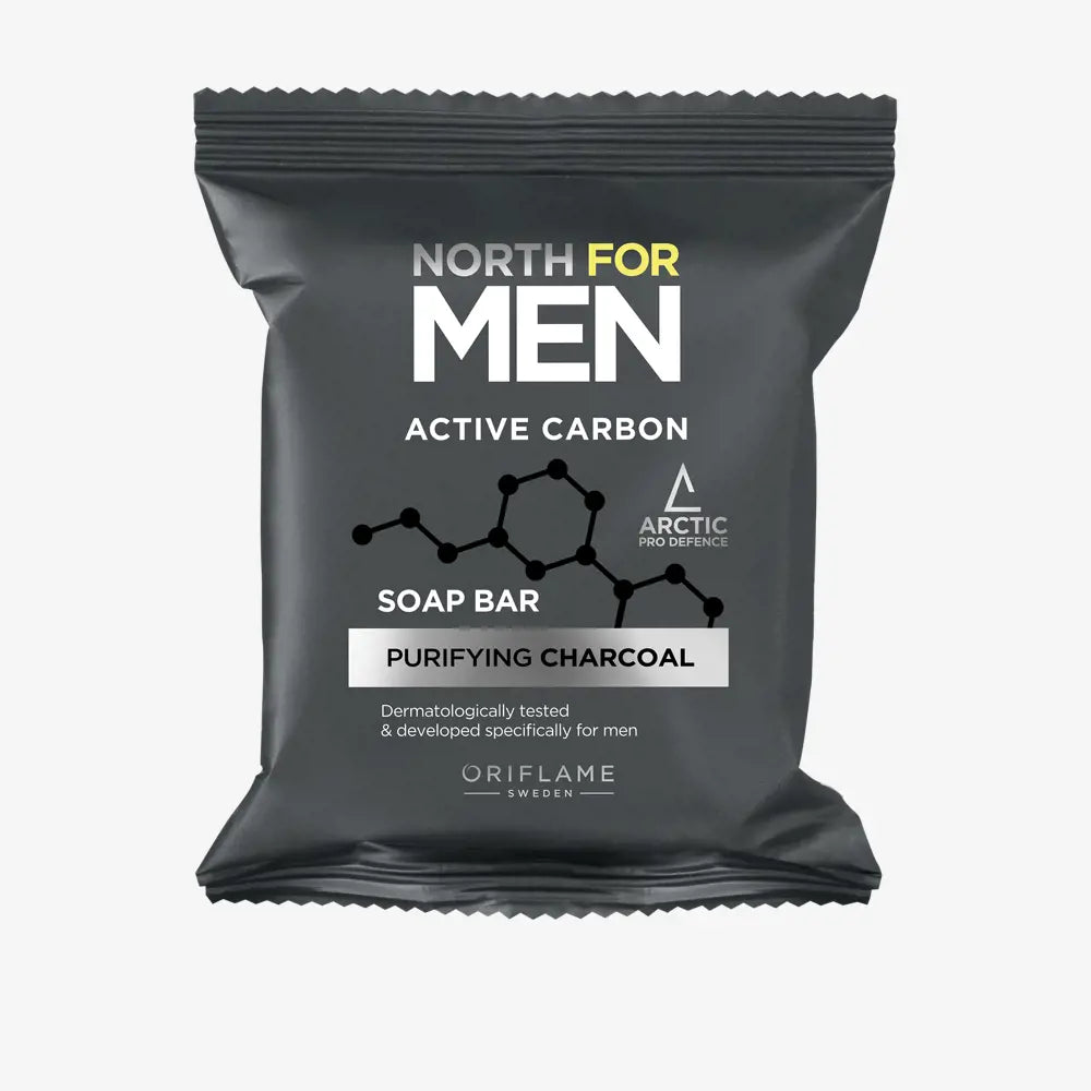 North for Men Active Carbon Soap Bar 100 g