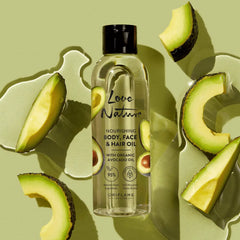 Love Nature Nourishing Body, Face & Hair Oil with organic Avocado oil  100 ML