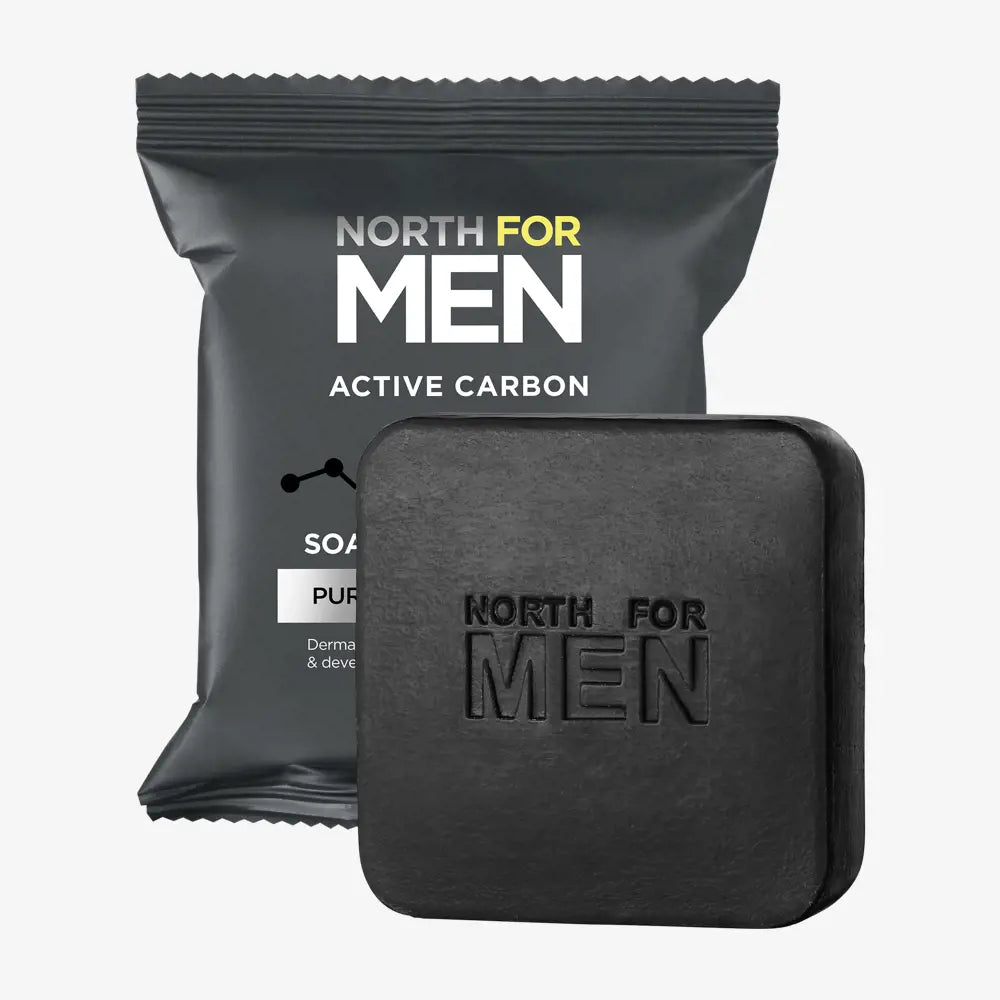North for Men Active Carbon Soap Bar 100 g
