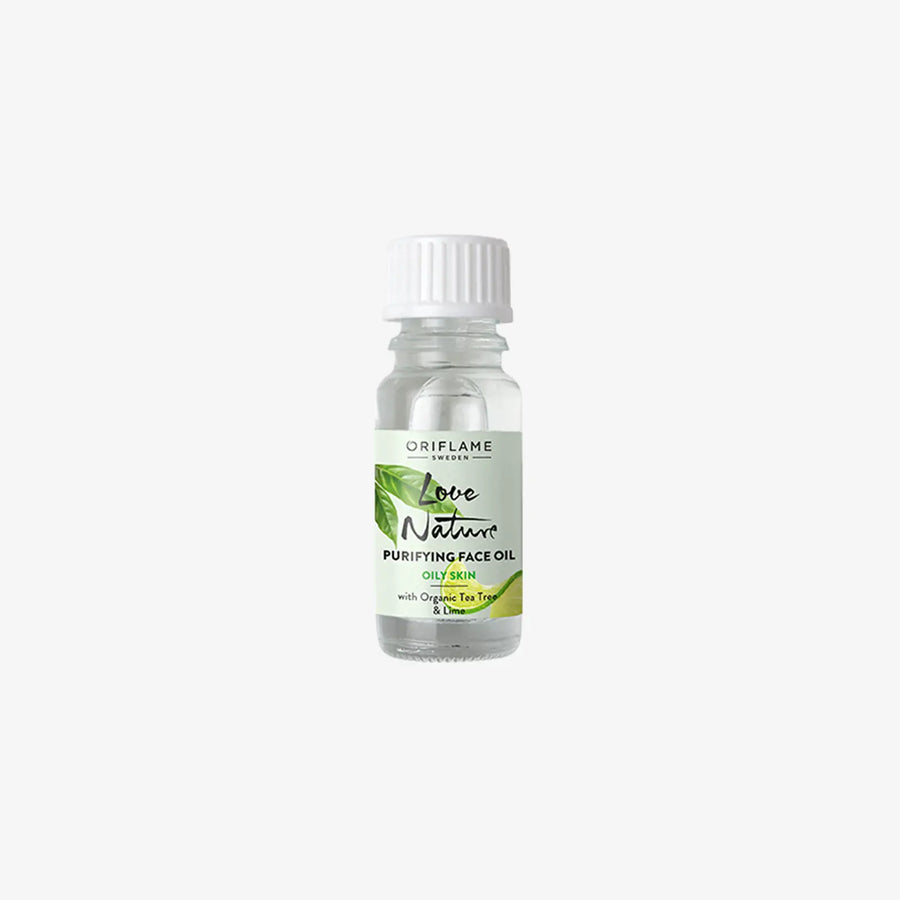 Love Nature Purifying Face Oil with Organic Tea Tree & Lime