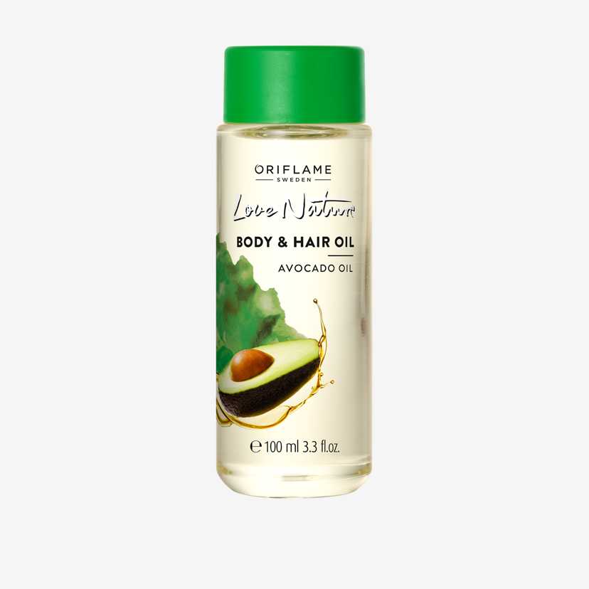 Love Nature Body & Hair Oil Avocado Oil 100 ML