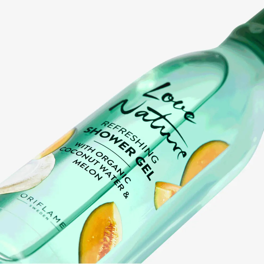Love Nature Refreshing Shower Gel with Organic Coconut Water & Melon 250 ml