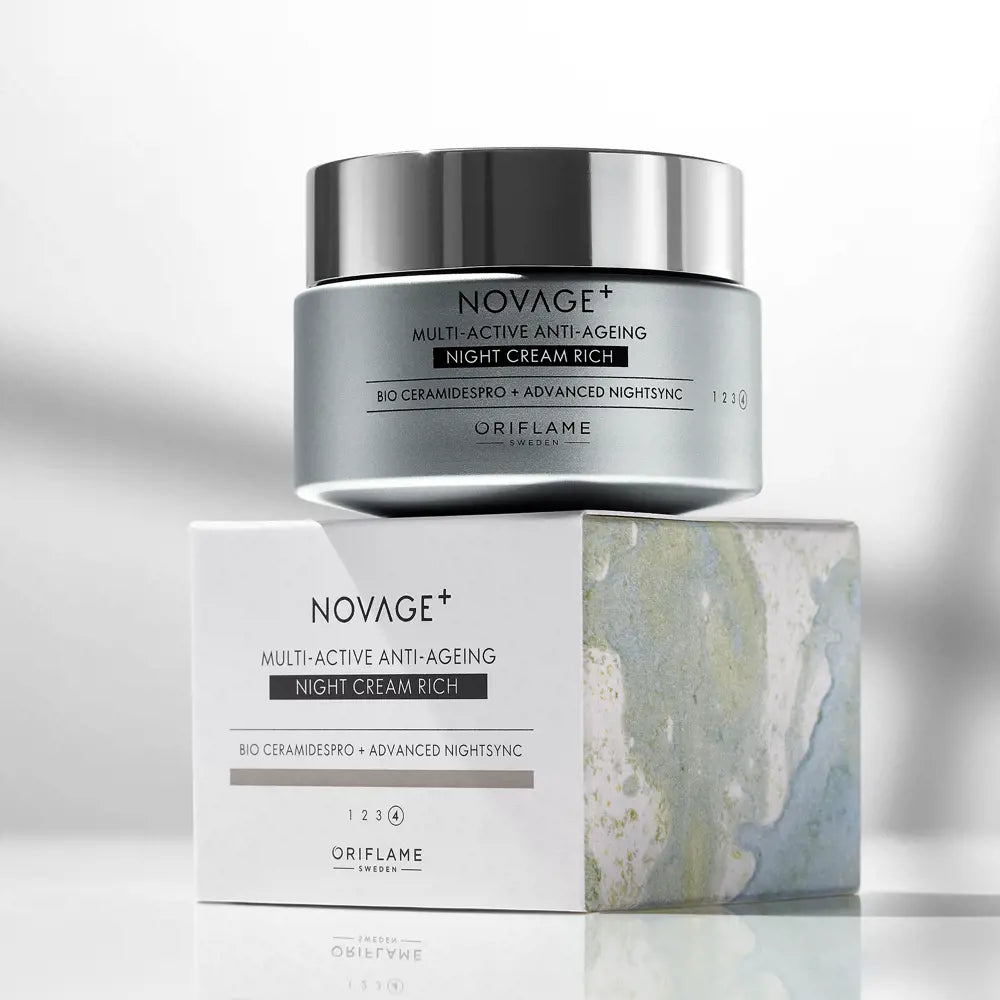 Novage+ Multi-Active Anti-Ageing Night Cream Rich 50 ml