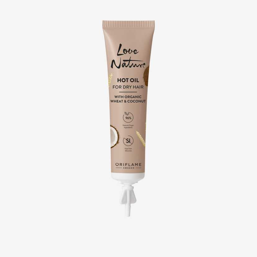 Love Nature Hot Oil For Dry Hair with Organic Wheat & Coconut 15 ML